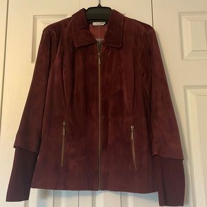 Suede coat